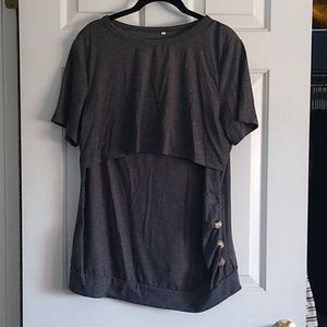 Maternity shirt /Breastfeeding